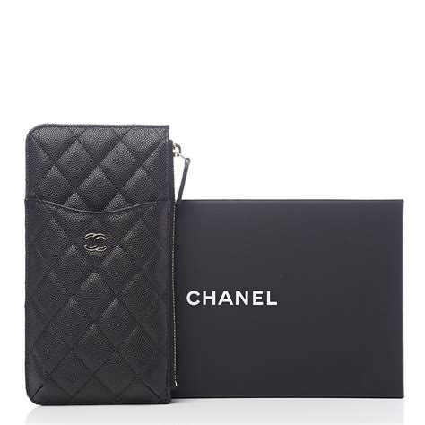 chanel classic pouch wallet|More.